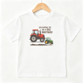 thumbnail image 1 of Farm Tractor Boys Graphic Tees Sibling Kids T-Shirt 100% Cotton Short Sleeve Tops Ages 4-13Y, 1 of 5