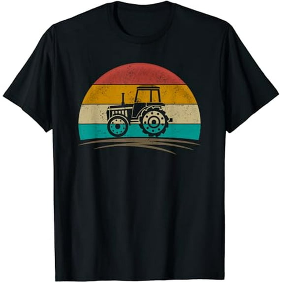 Farm Tractor Shirt Retro Tractor Agriculture Farmers Rancher T-Shirt
