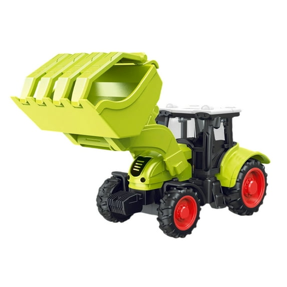 Farm Tractor Toy Car With Movable Joints Realistic Agricultural Vehicle Simulation Manual Push Driven No Battery Required Detachable Plastic Construction