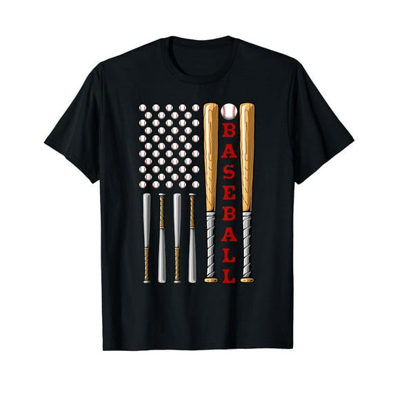 Farm Tractors USA Flag Patriotic Farming Gift Vintage Men Women Casual T-Shirt