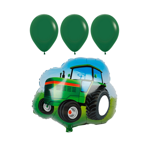 Farm Truck Balloon Foil Mylar Farm Tractor Shape Celebration Balloon