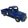 thumbnail image 1 of Farm Truck Planter-FarmhouseTruck Decoration for Fall Christmas Decor-Antique Vintage Inspired-Galvanized Metal, Royal Blue, 16 x 6.5 Inches, 1 per pkg, 1 of 3