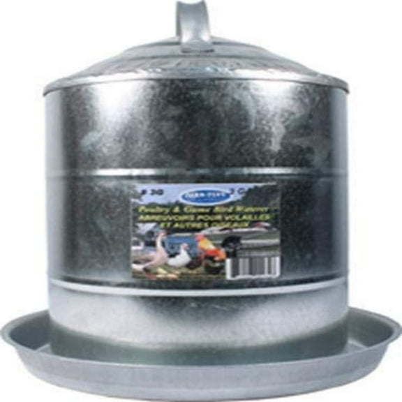 Farm Tuff 2G 64028 Double Wall Cone-Top Galvanized