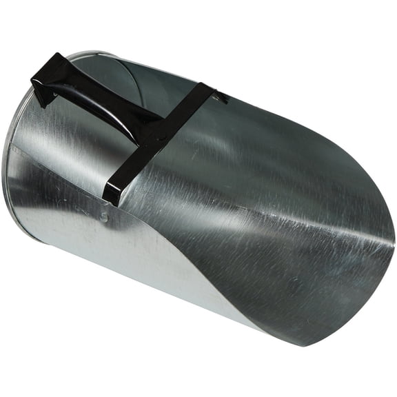 Millside Industries Farm Tuff Metal Galvanized Feed Scoop, 4-Quart  Residential Use, Standard Application
