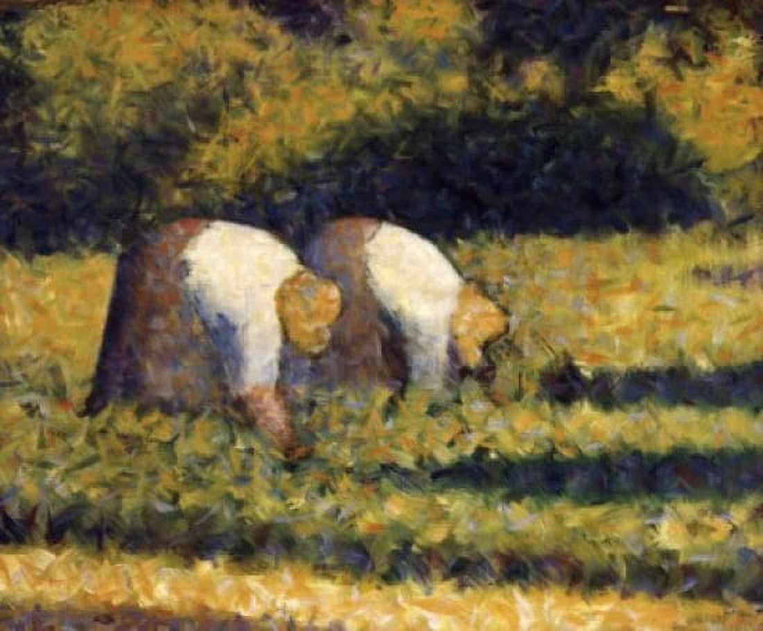 Farm Women at Work  ca 1882  Georges Seurat (1859-1891French)  Oil on canvas Solomon R Guggenheim Museum New York USA Canvas Art - Georges Seurat (18 x 24)