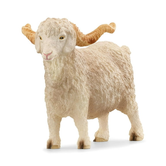 Schleich Farm World - Farm Animal Toy Angora Goat Figurine - Kids Ages 3+