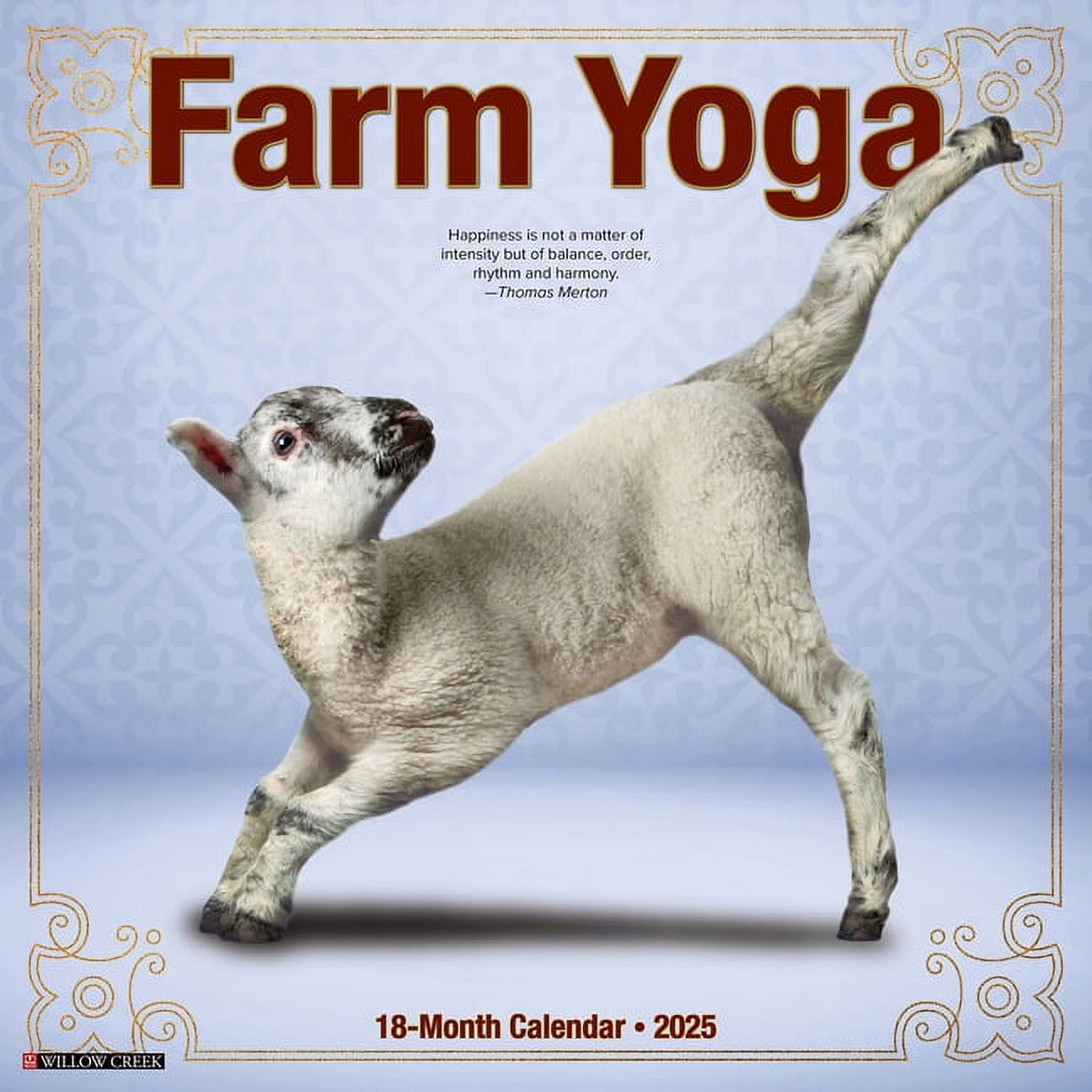 Farm Yoga 2026 12 X 12 Wall Calendar, (Hardcover)