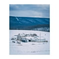 thumbnail image 1 of Farm in Perry County 01 - Pennsylvania Photography Snow Winter Farmhouse Rural Landscape Scenic Barn Unframed Wall Art Print 20 x 24 inches, 1 of 13