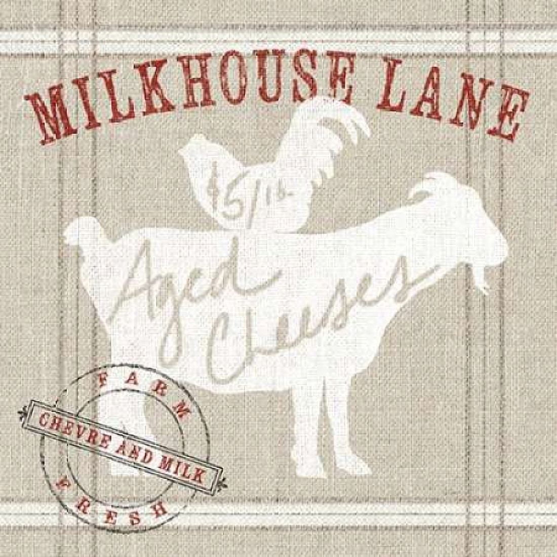 Farm linen goat Canvas Art - Sue Schlabach (24 x 24)