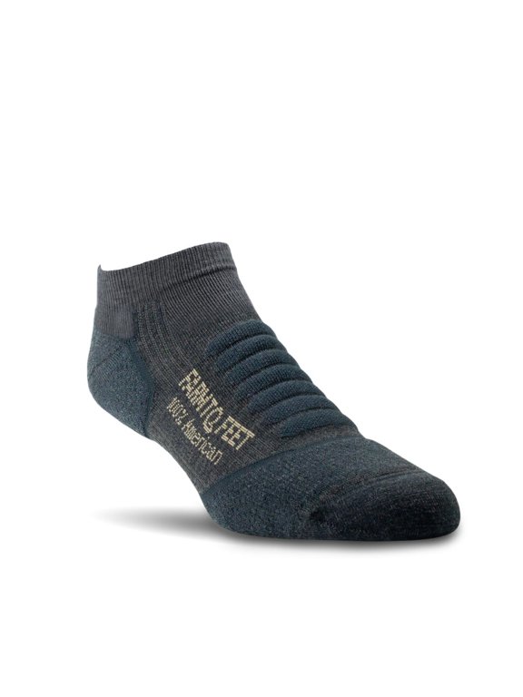 Unisex American Trail Damascus Light Targeted Cushion Low Cut Hiking Socks Shadow - 9794-030