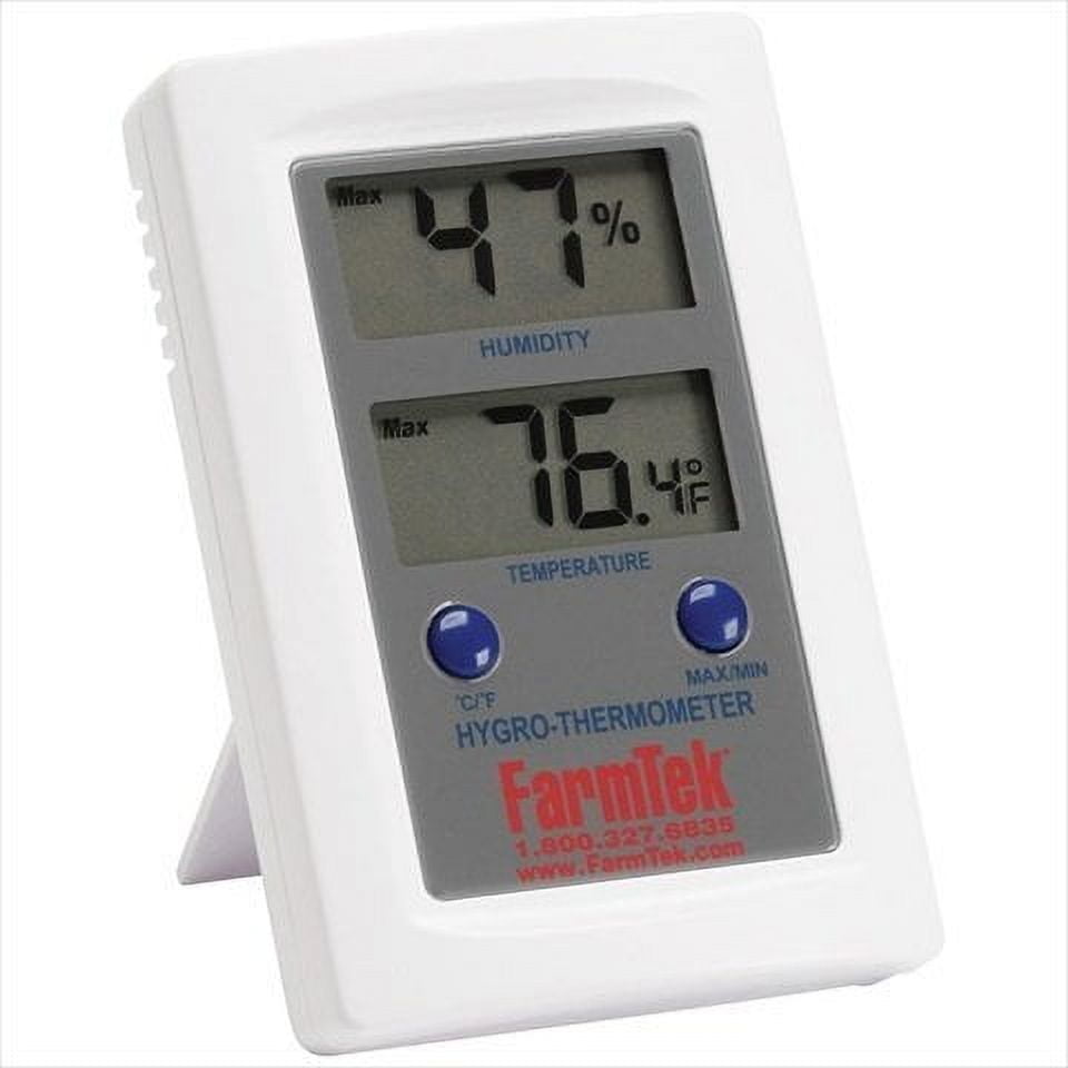 FarmTek Mini Digital Temperature & Humidity Meter - Walmart.com
