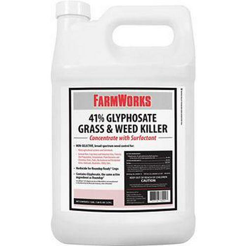 FarmWorks 1 gal. 41 Glyphosate Grass and Weed Killer Concentrate
