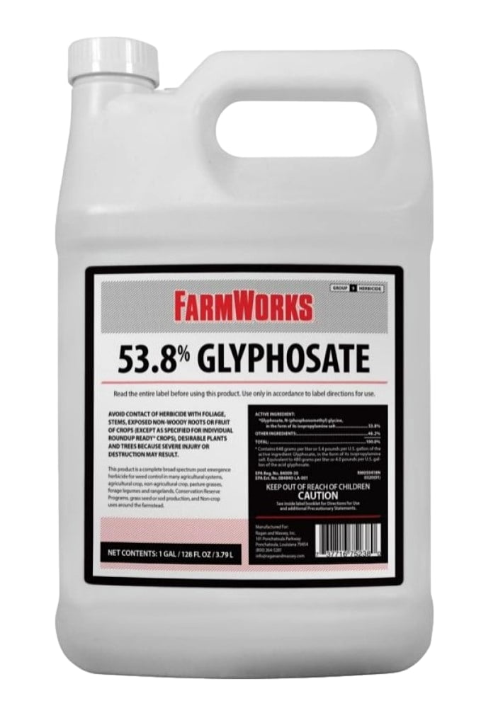 FarmWorks 75238 53.8 Glyphosate Grass and Weed Killer Concentrate 1