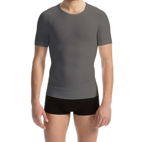 FarmaCell Men's Shaper Short Sleeve Tummy Control Body Shaping T-shirt, Made in Italy, Cod. 419