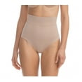 thumbnail image 1 of Farmacell Women's High-Waisted Shaping Thong, with Flat Tummy and Slimming Effect, Made in Italy, Nude, XL, Cod. 600, 1 of 10