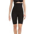 thumbnail image 1 of Farmacell Women's High-Waisted Shaping Shorts with Flat Tummy and Push-up Effect, Made in Italy, Black, M, Cod. 603, 1 of 10