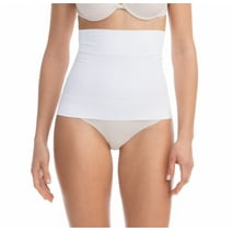 FarmaCell Shape 605 (White, XL) belly control belt shaping waist cincher, 100% Made in Italy