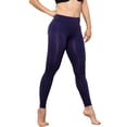 thumbnail image 1 of FarmaCell Women's Mid-waist Shapewear Leggings, Tummy Control, Anti-Cellulite and Slimming Effect, Made in Italy, Cod. 609YM, 1 of 6
