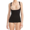 thumbnail image 1 of Farmacell Women's Open Bust Camisole, Shaping Control Vest with Flat Tummy and Push-up Effect, Made in Italy, Black, 5XL, Cod. 606, 1 of 12