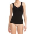 thumbnail image 1 of Farmacell Women's Push-up Camisole, Shaping Control Vest with Flat Tummy and Push-up Effect, Made in Italy, Black, 2XL, Cod. 607, 1 of 10