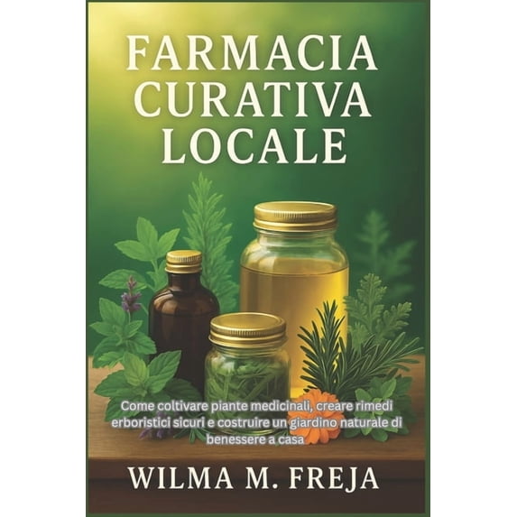 Farmacia Curativa Locale: Come coltivare piante medicinali, creare rimedi erboristici sicuri e costruire un giardino nat, (Paperback)