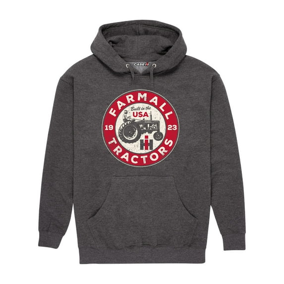 Farmall Antique Sign - Men's Pullover Hooded Fleece Sweatshirt