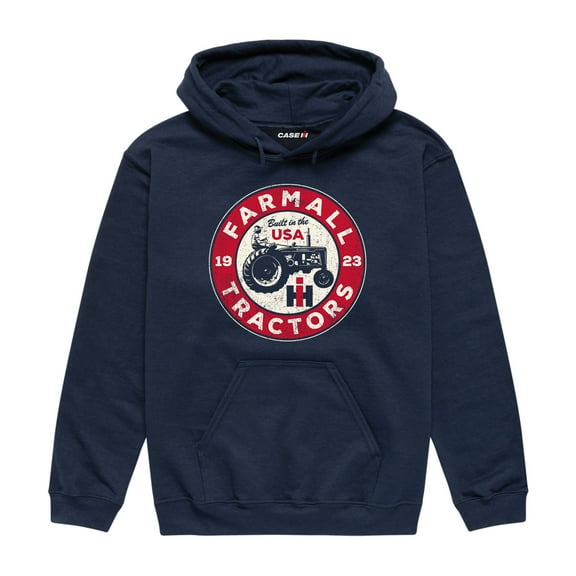Farmall Antique Sign - Men's Pullover Hooded Fleece Sweatshirt