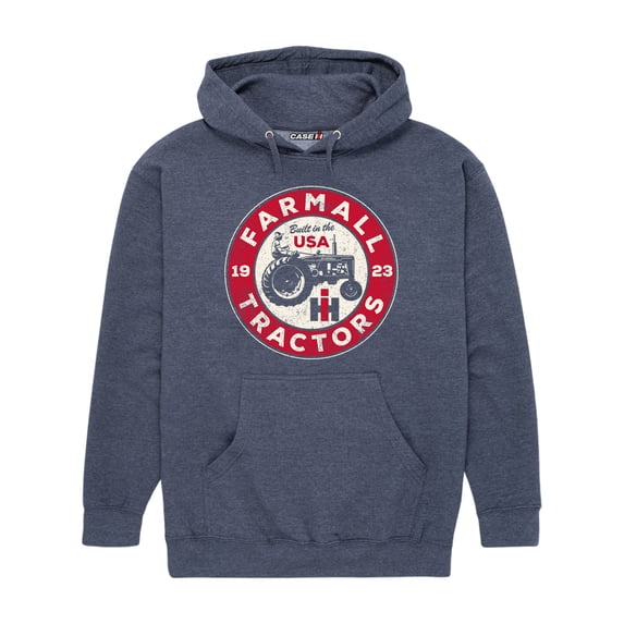 Farmall Antique Sign - Men's Pullover Hooded Fleece Sweatshirt