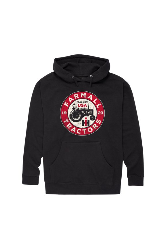 Farmall Antique Sign - Men's Pullover Hooded Fleece Sweatshirt