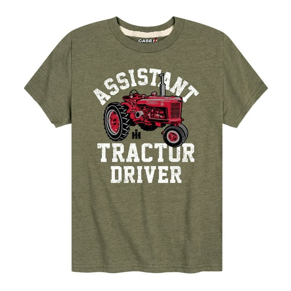 Farmall - Assistant Tractor Driver - Youth Short Sleeve Graphic T-Shirt