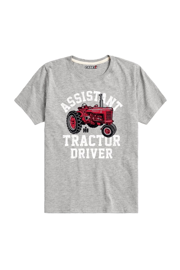 Farmall - Assistant Tractor Driver - Youth Short Sleeve Graphic T-Shirt