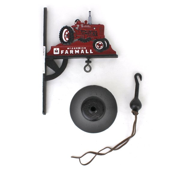 Farmall Cast Iron Tractor Bell with Bracket RHY-1
