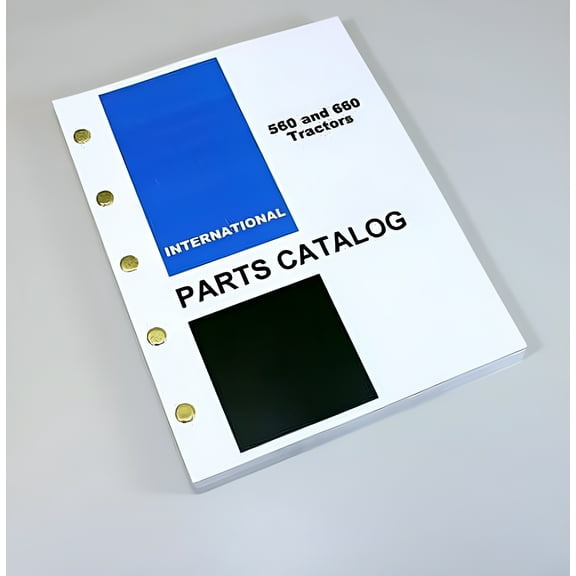 Farmall International Ih 560 660 Tractor Parts Assembly Manual Catalog Exploded