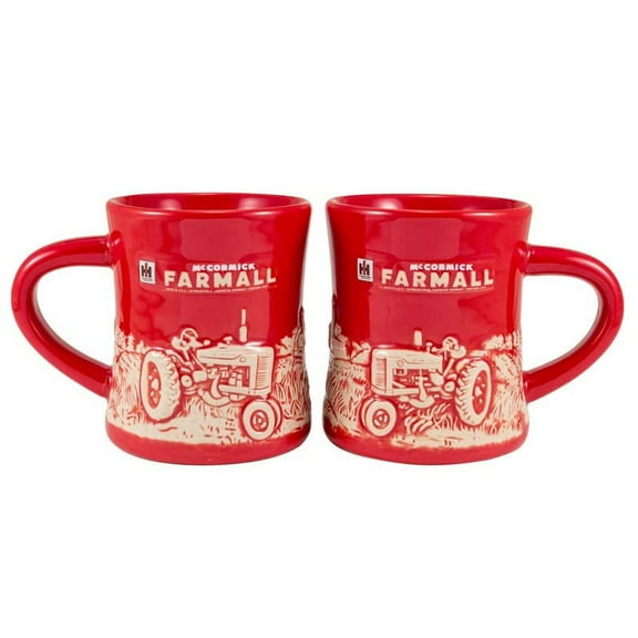 Farmall M Raised-Relief Red Mug