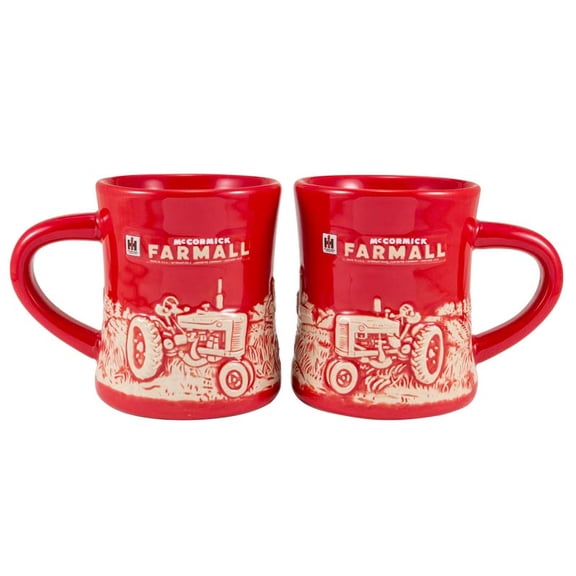 Farmall M Raised-Relief Red Mug