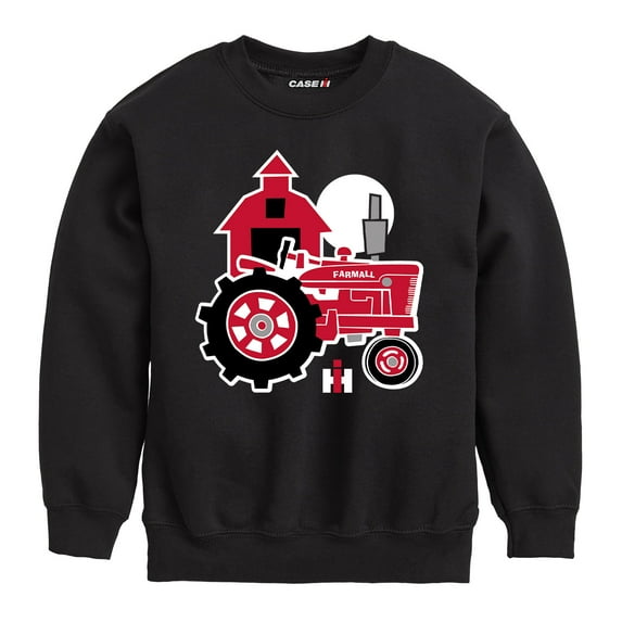 Farmall - Tractor And Barn - Toddler Crewneck Fleece Sweatshirt