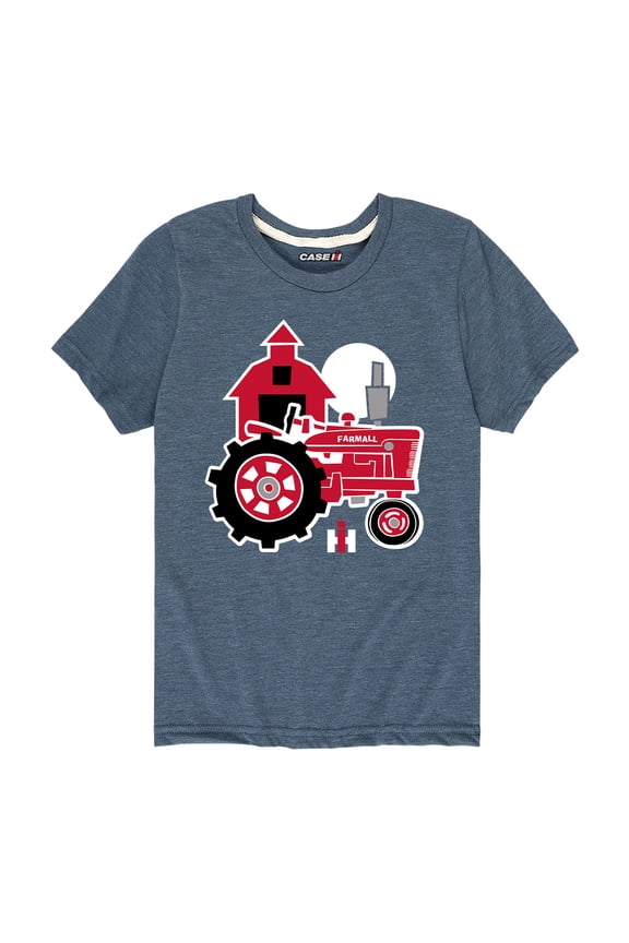 Farmall - Tractor And Barn - Toddler Short Sleeve Graphic T-Shirt