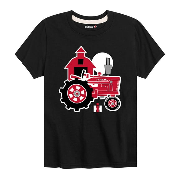 Farmall - Tractor And Barn - Toddler Short Sleeve Graphic T-Shirt