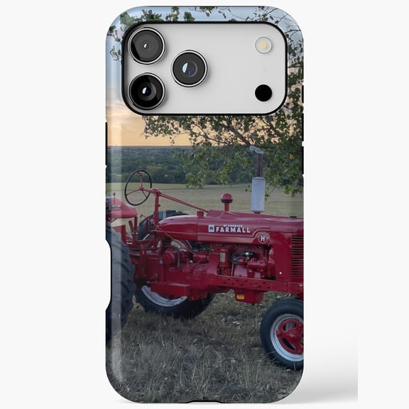 Farmall Tractor Farm Machinery Art iPhone Case 17 16 15 14 13 12 11 Pro Max
