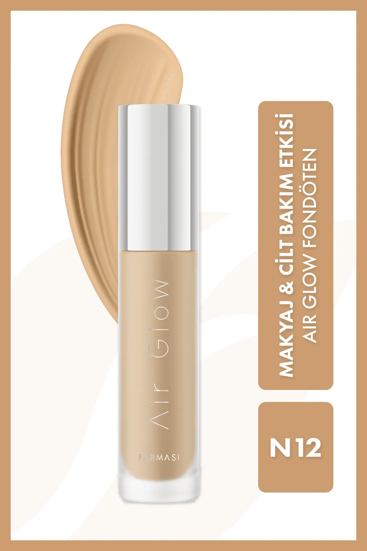 Farmasi Air Glow Foundation  1 fl oz- 30 ml / N12