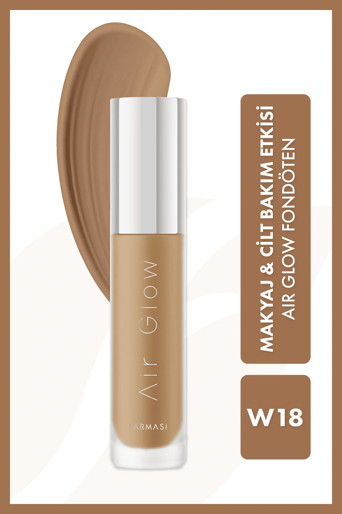 Farmasi Air Glow Foundation  1 fl oz- 30 ml / W18