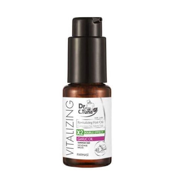 Farmasi Dr C Tuna Concentrated Garlic Oil for Hair Growth, Revitalizing Sweet Almond, Vitamin E, Sunflower, and Minerals, Nourishes Strands and Restores Silky Softness, Men and Women, 30 mL