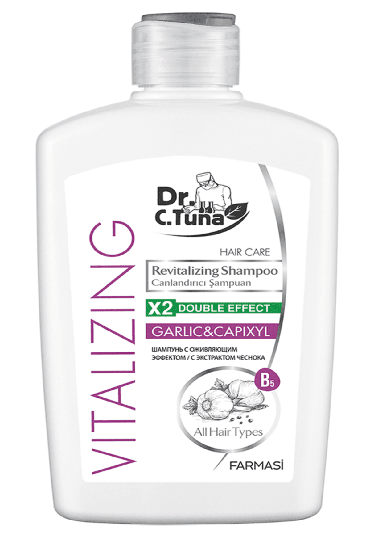 Farmasi Dr. C. Tuna Vitalizing for all hair for all hair, garlic