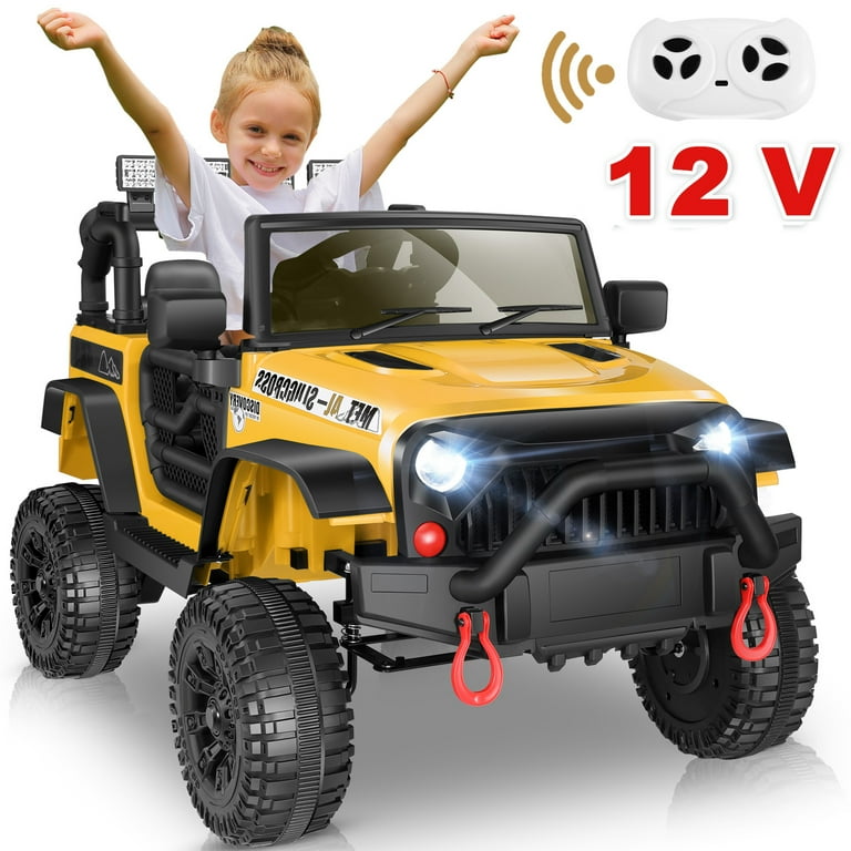 Farmdex 12V Ride on Dump Truck for Kids, 4WD Electric Car