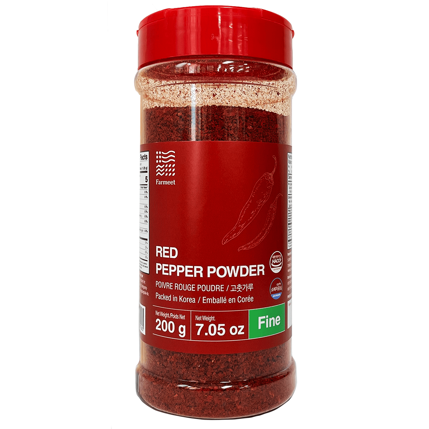 Farmeet Hot Chili Flakes - Red Pepper Powder 7oz, Korean Gochugaru for ...