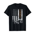 thumbnail image 1 of Farmer American Flag Design Farm Farming T-Shirt, 1 of 5