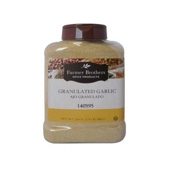 Farmer Brothers Granulated Garlic (1 bottle/1.5 lb)