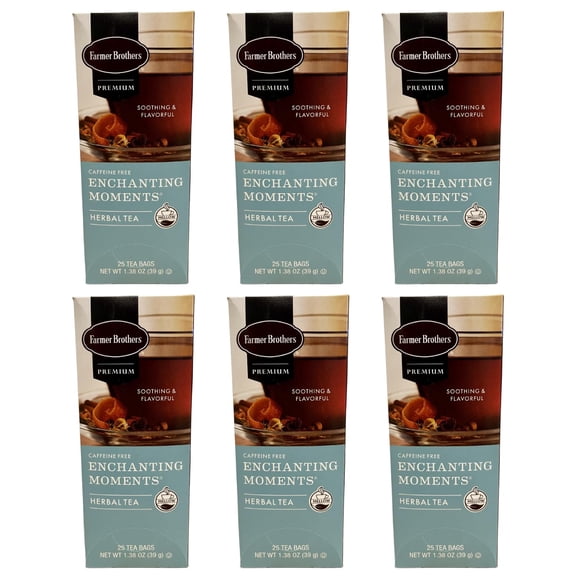 Farmer Brothers Premium: Enchanting Moments Herbal Tea - 6/25 ct boxes