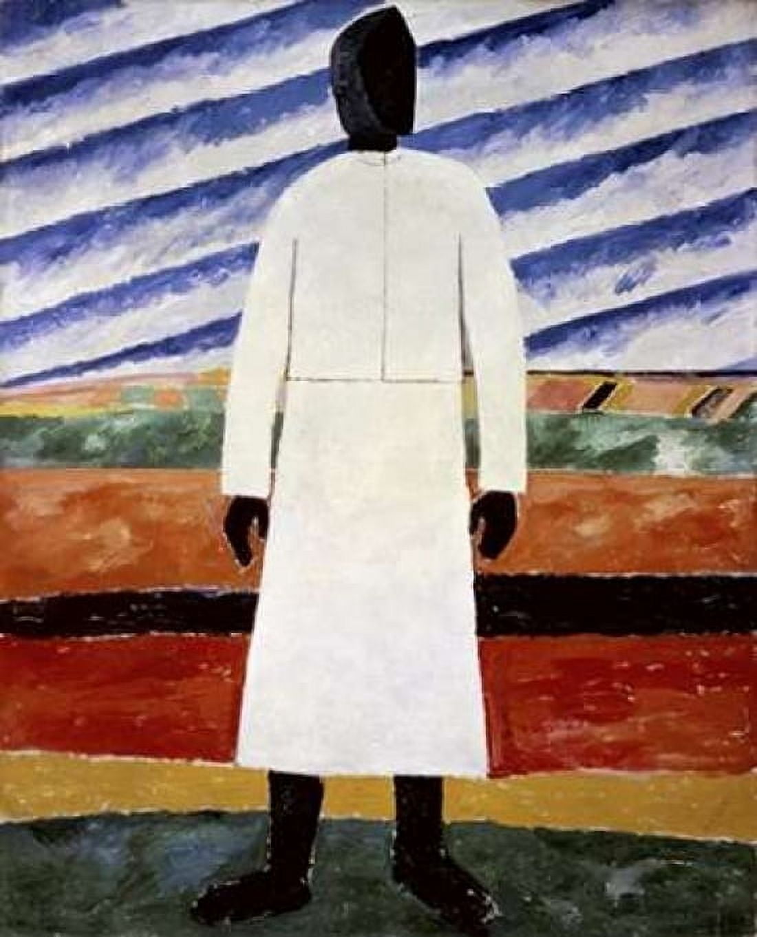 Farmer Canvas Art - Kazimir Malevich (24 x 30)