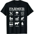 thumbnail image 1 of Farmer Gift Idea Farming Agriculture Patriotic Farmer T-Shirt, 1 of 4